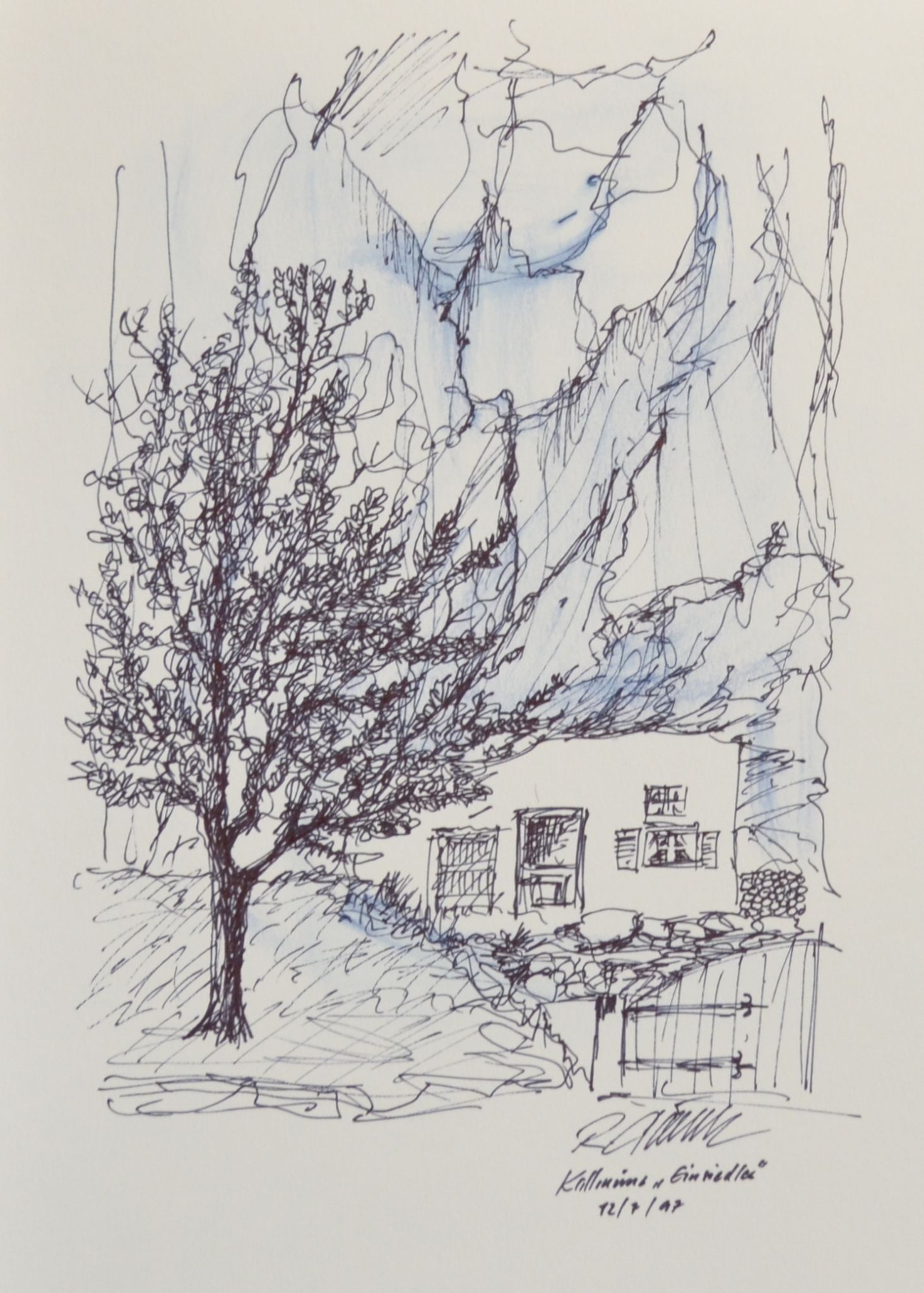 Kallmünz, Haus im Felsen